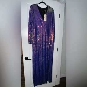 Sequin Maxi Dress